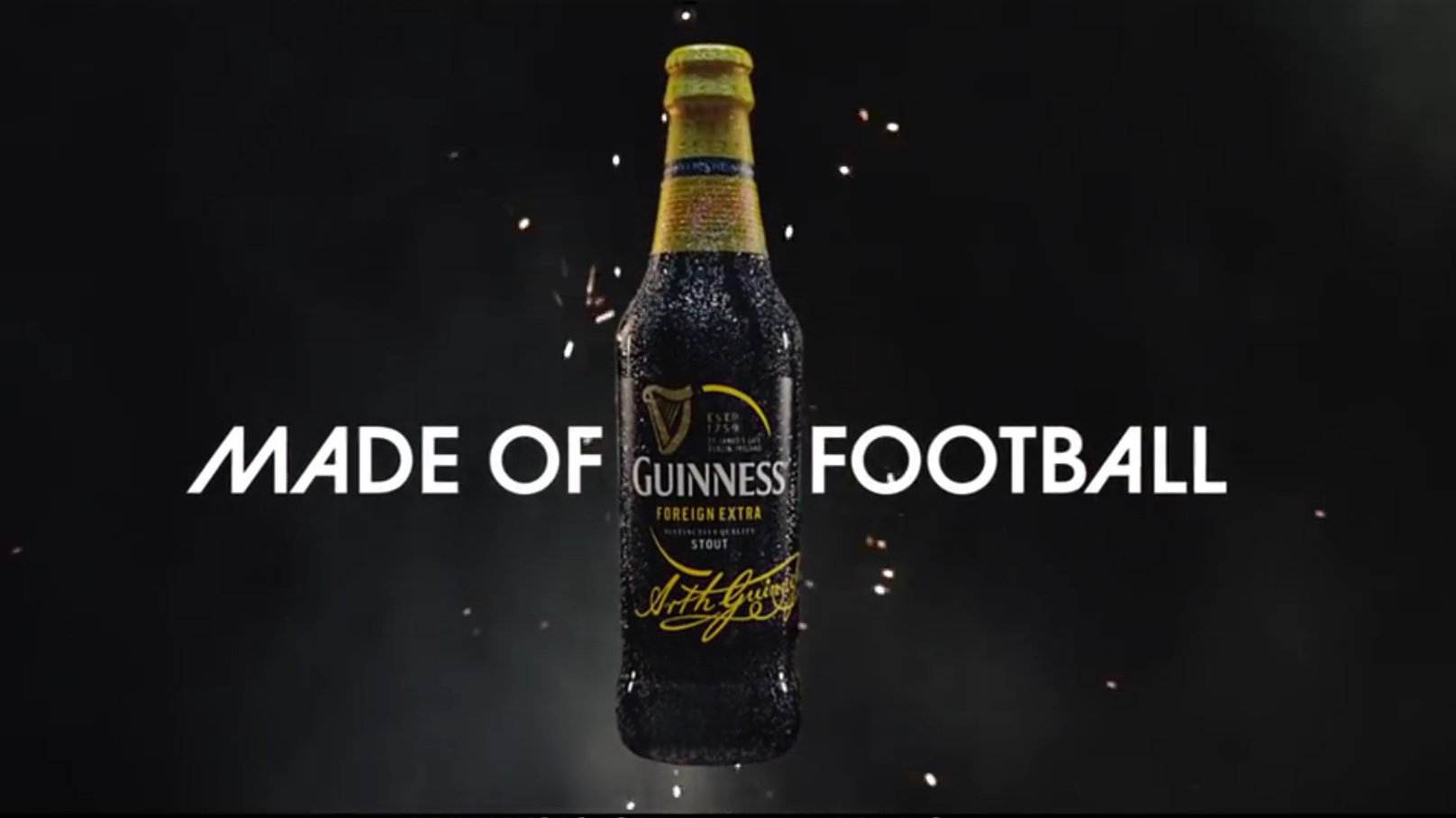 8. Guinness made of football